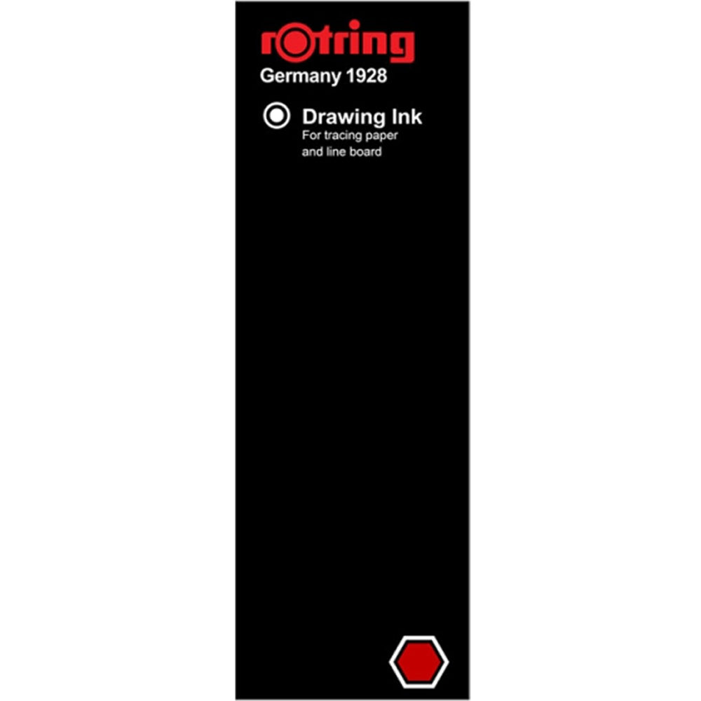 Rotring Isograph Rapido Mürekkebi 23ml Kırmızı