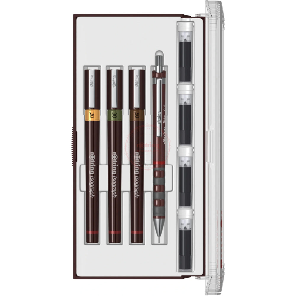 Rotring Isograph Set 0.2-0.3-0.5 +0.5 Tikky Junior