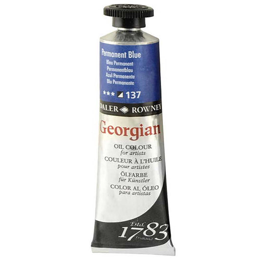 Daler Rowney Georgian Yağlı Boya 38ml Permanent Blue 137