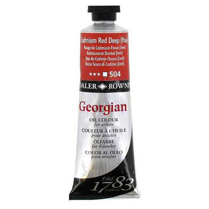 Daler Rowney Georgian Yağlı Boya 38ml Cadmium Red Deep Hue 504