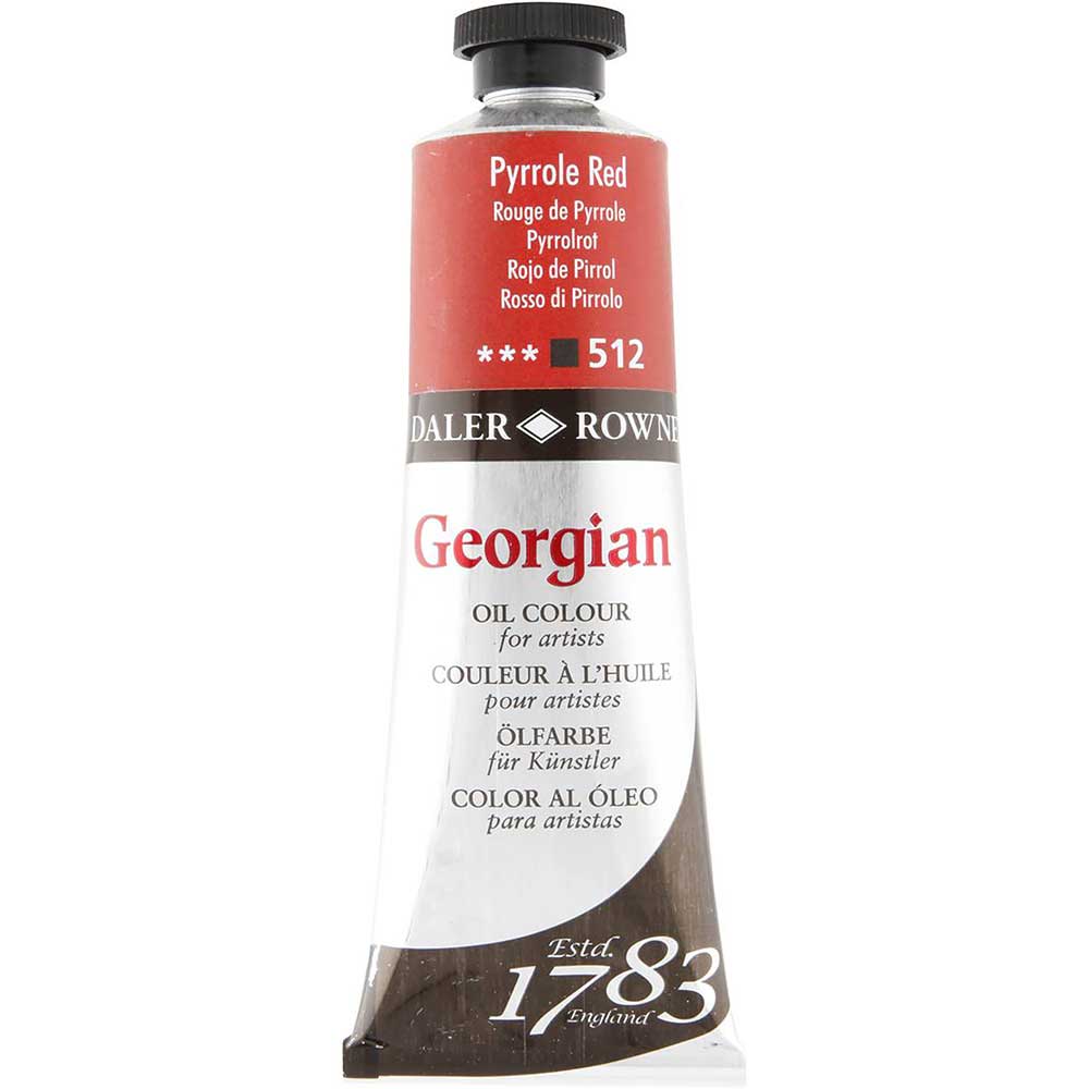 Daler Rowney Georgian Yağlı Boya 38ml Pyrrole Red 512