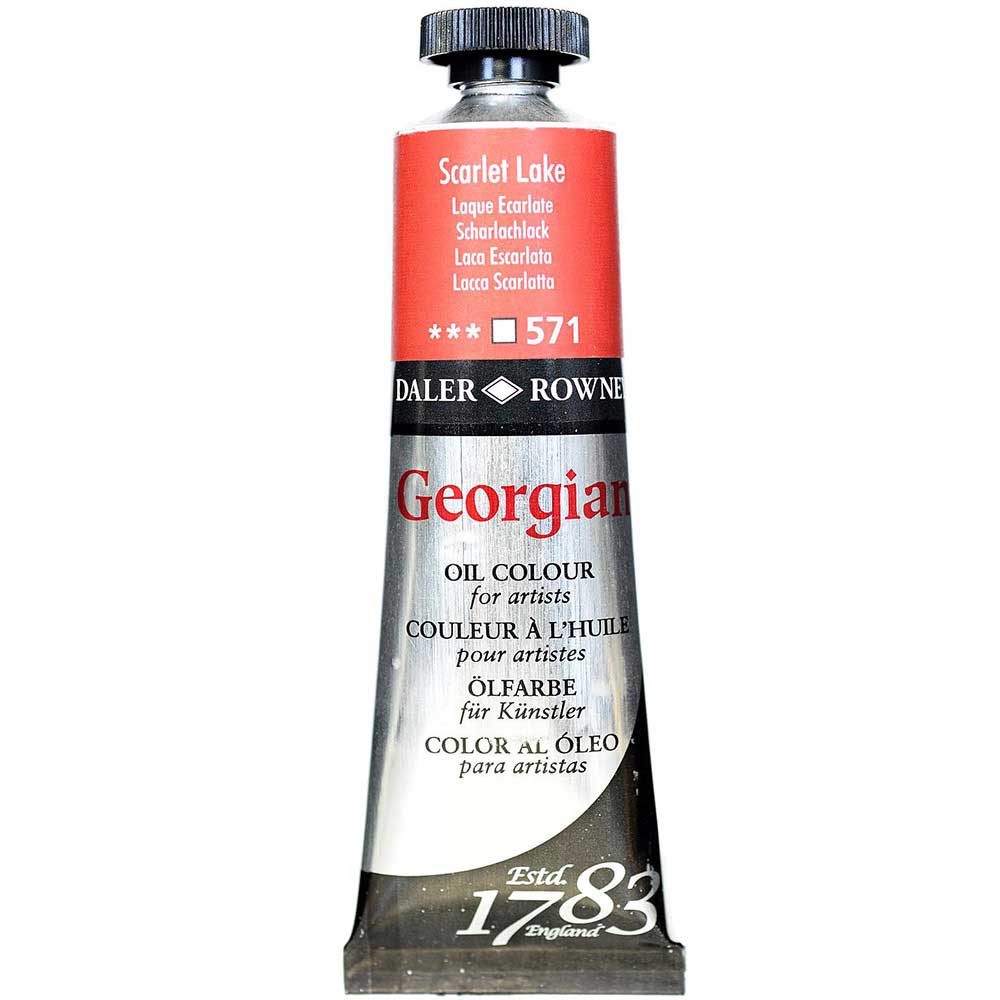 Daler Rowney Georgian Yağlı Boya 38ml Scarlet Lake 571