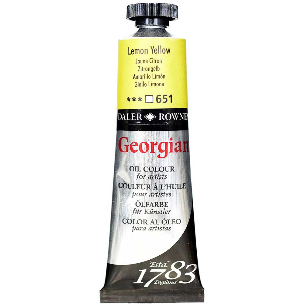 Daler Rowney Georgian Yağlı Boya 38ml Lemon Yellow 651