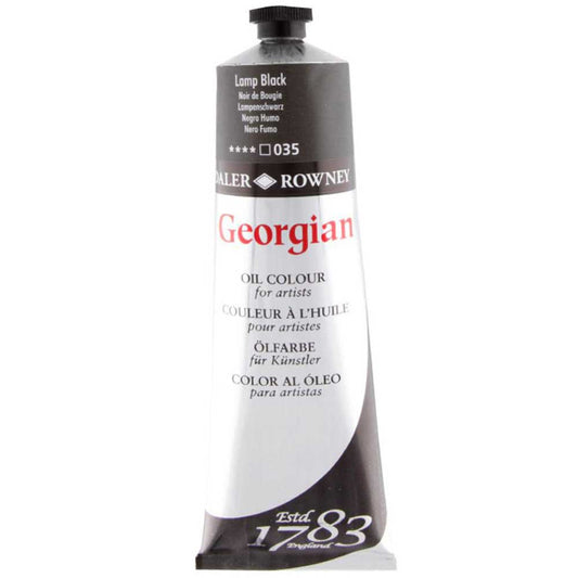 Daler Rowney Georgian Yağlı Boya 225ml Lamp Black 035