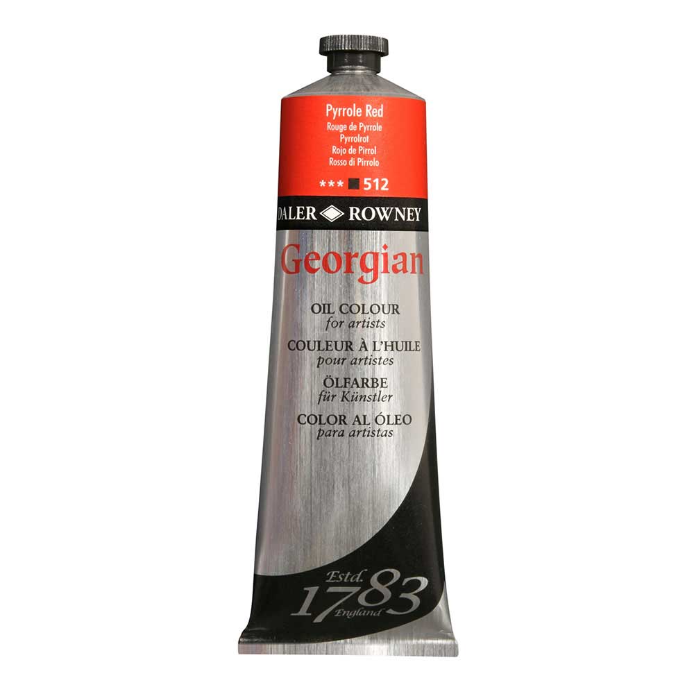 Daler Rowney Georgian Yağlı Boya 225ml Pyrrole Red 512