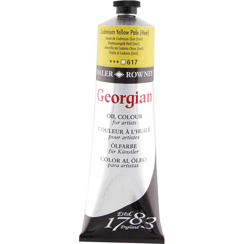 Daler Rowney Georgian Yağlı Boya 225ml Cadmium Yellow Pale Hue 617