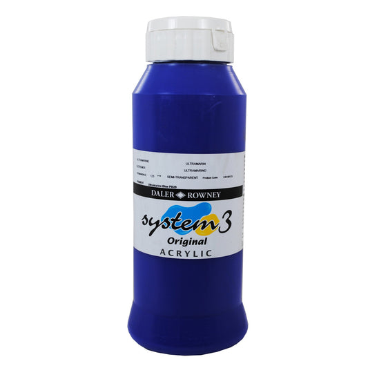 Daler Rowney System 3 Original 1lt Ultramarıie 123