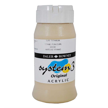 Daler Rowney System 3 Original 500ml Buff Titanium 024