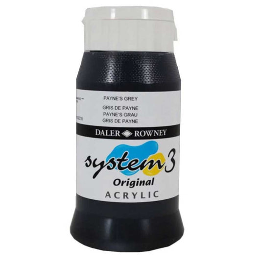 Daler Rowney System 3 Original 500ml Payne's Grey 065