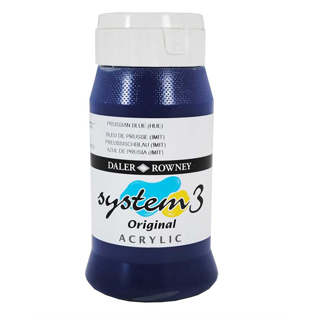 Daler Rowney System 3 Original 500ml Prussian Blue Hue 134