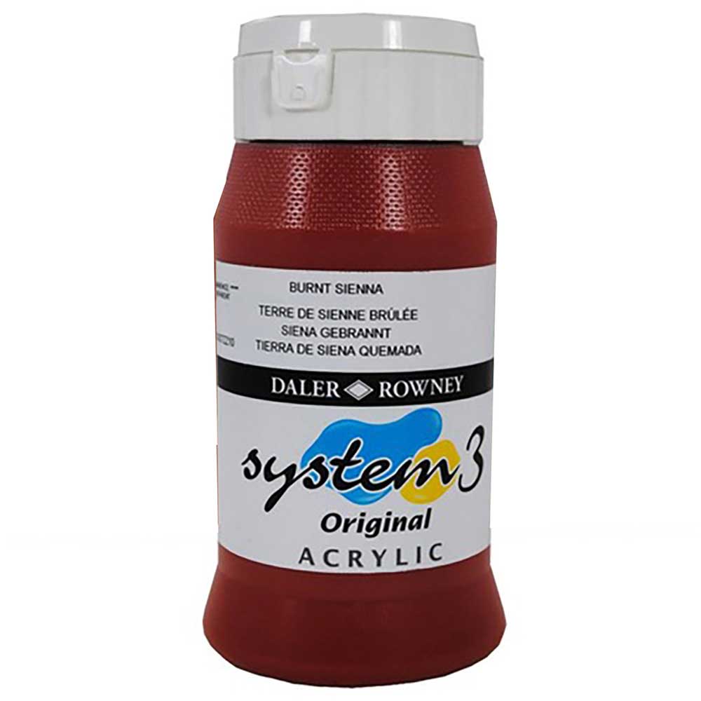 Daler Rowney System 3 Original 500ml Burnt Sienna 221