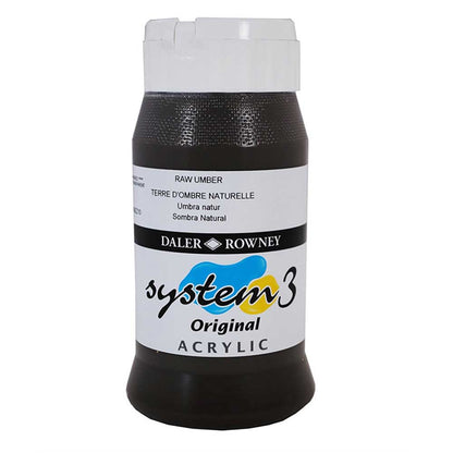 Daler Rowney System 3 Original 500ml Raw Umber 247