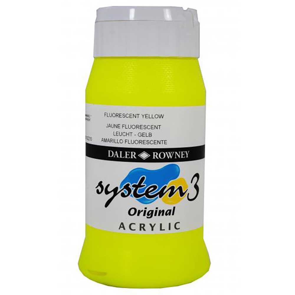Daler Rowney System 3 Original 500ml Fluorescent Green 349