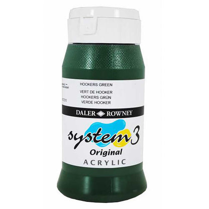 Daler Rowney System 3 Original 500ml Hookers Green 352