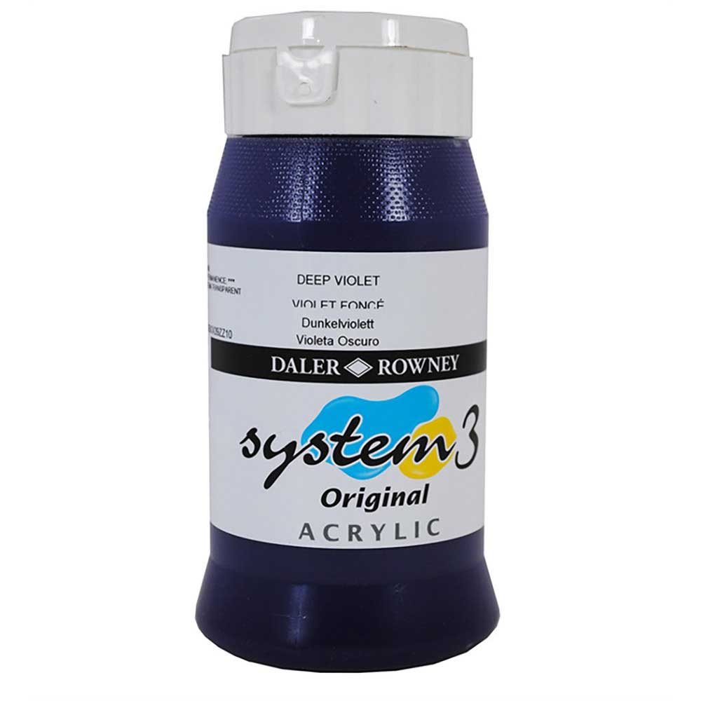 Daler Rowney System 3 Original 500ml Deep Violet 408