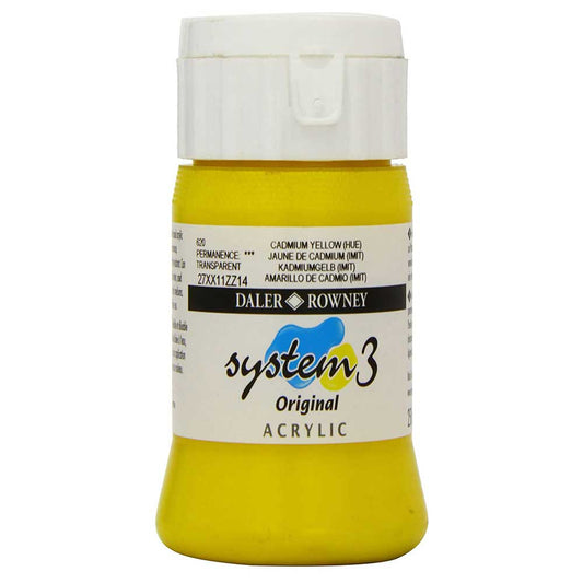 Daler Rowney System 3 Original 500ml Cadmium Yellow Hue 620