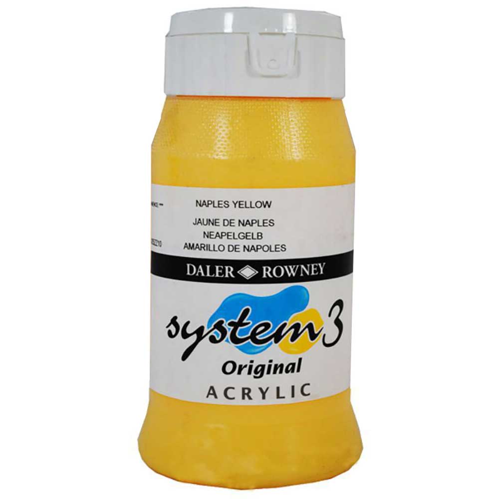 Daler Rowney System 3 Original 500ml Naples Yellow 634