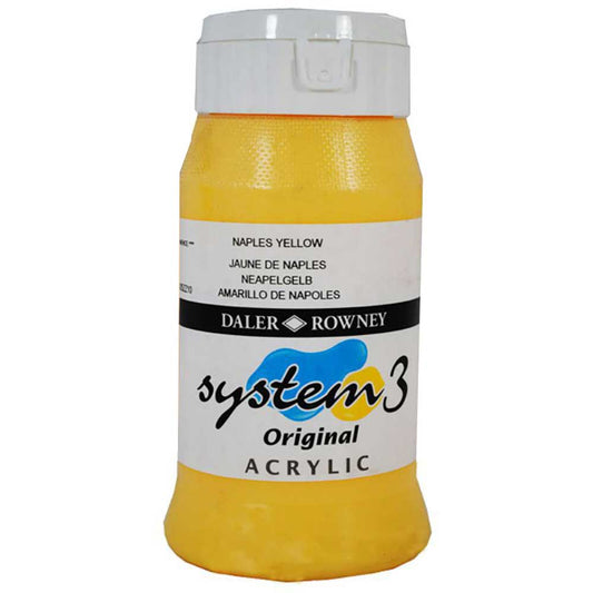 Daler Rowney System 3 Original 500ml Naples Yellow 634