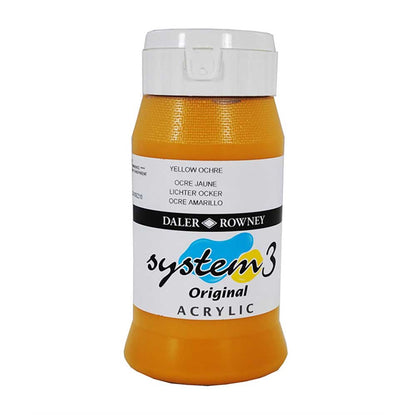 Daler Rowney System 3 Original 500ml Yellow Ochre 663