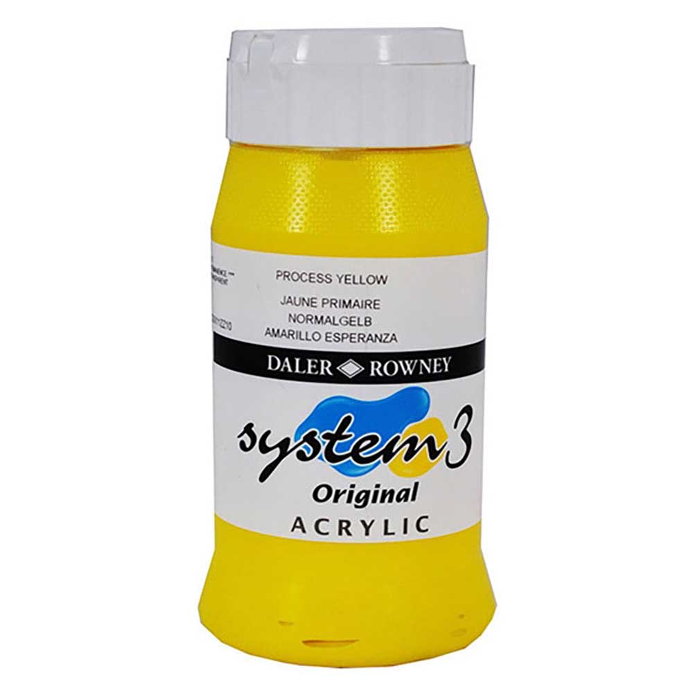 Daler Rowney System 3 Original 500ml Process Yellow 675