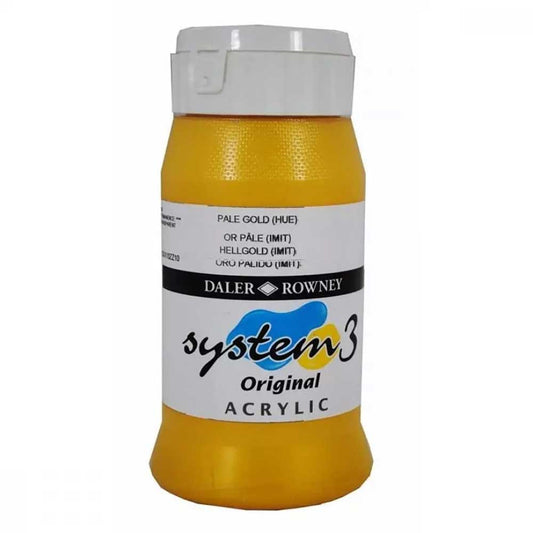 Daler Rowney System 3 Original 500ml Pale Gold İmit 708