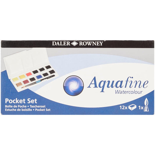 Daler Rowney Aquafine Cep Set Yarım Boy 12'li