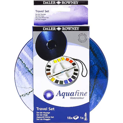 Daler Rowney Aquafine Travel Set Yarım Boy 18'li