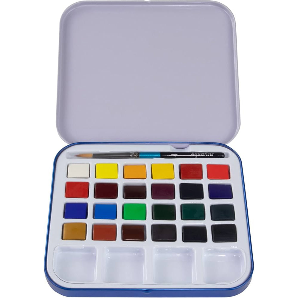 Daler Rowney Aquafine Travel Set Yarım Boy 24'lü