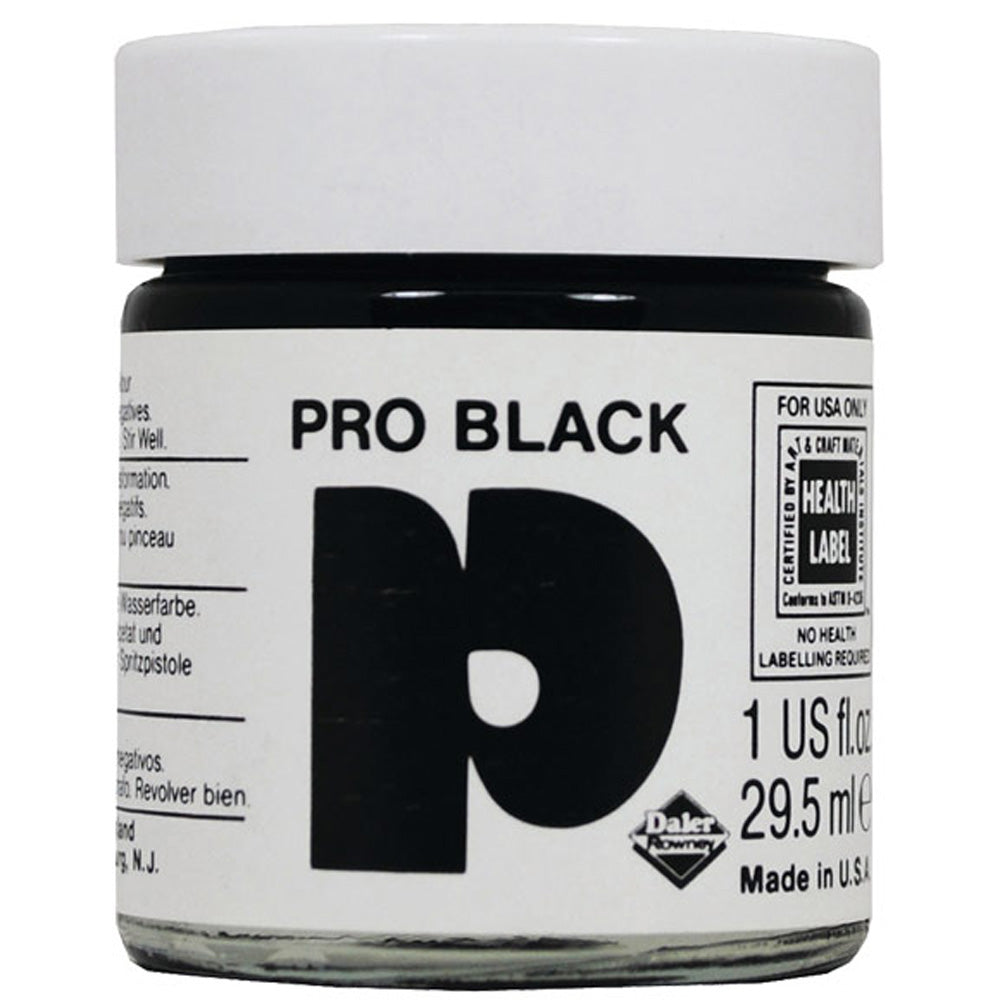 Daler Rowney Pro Ink Kaligrafi Mürekkebi 29.5ml Siyah