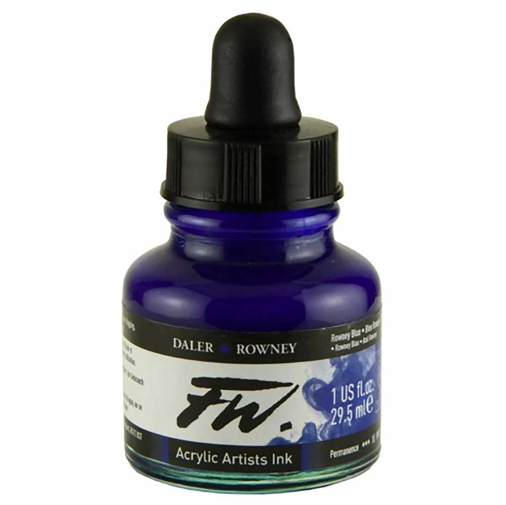 Daler Rowney FW Acrylic Artist Ink 29.5ml Rowney Blue 119