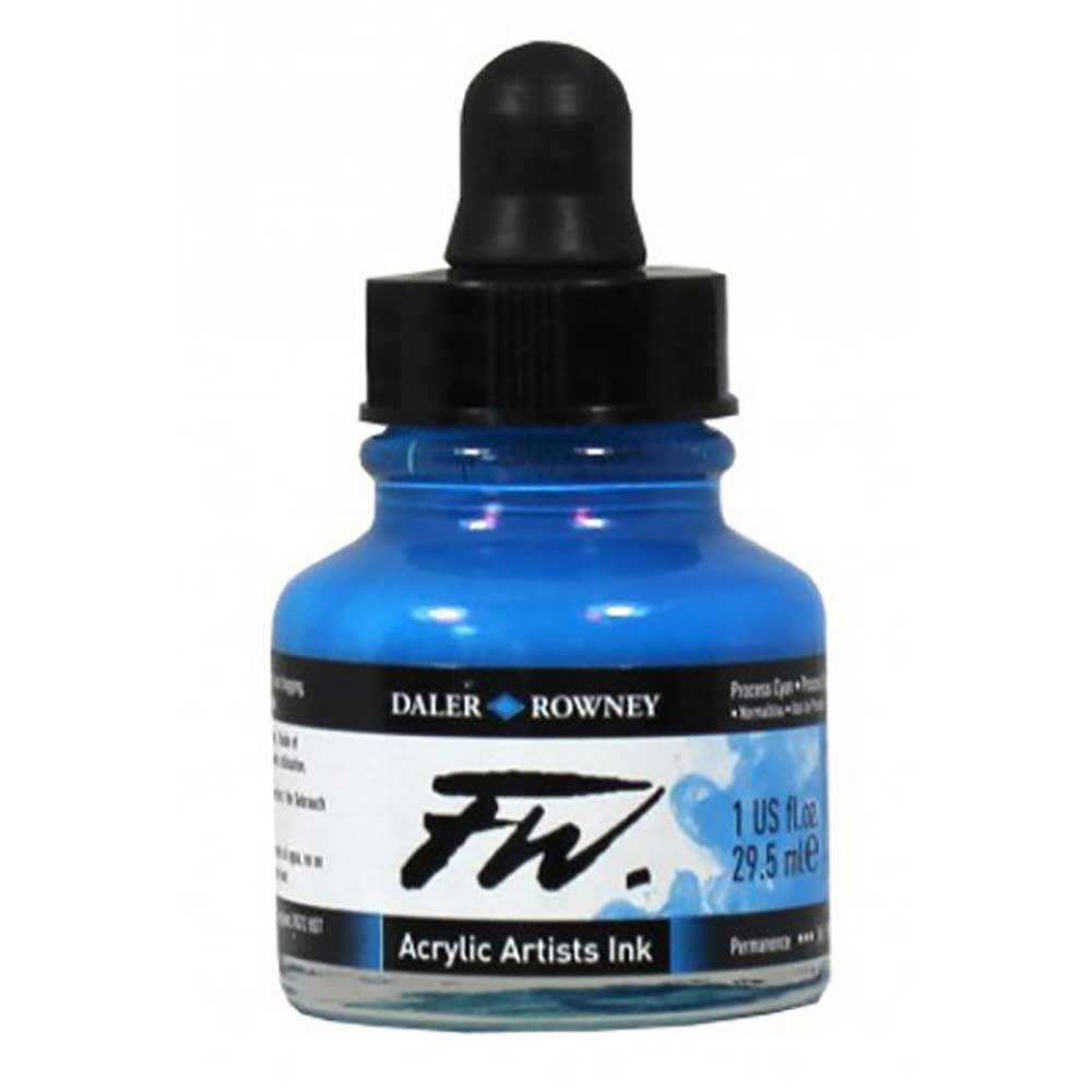 Daler Rowney FW Acrylic Artist Ink 29.5ml Process Cyan 120