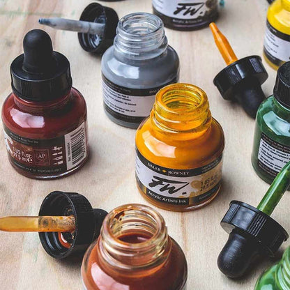 Daler Rowney FW Acrylic Artist Ink 29.5ml Burnt Umber 223