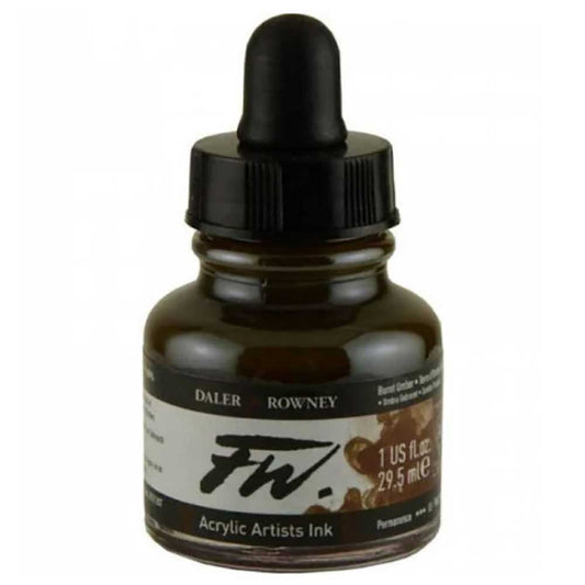 Daler Rowney FW Acrylic Artist Ink 29.5ml Burnt Umber 223