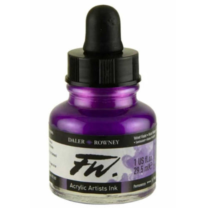 Daler Rowney FW Acrylic Artist Ink 29.5ml Velvet Violet 454