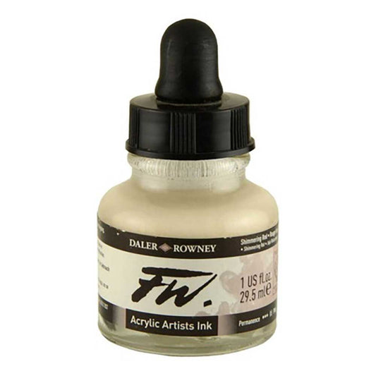 Daler Rowney FW Acrylic Artist Ink 29.5ml Shimmering Red 713