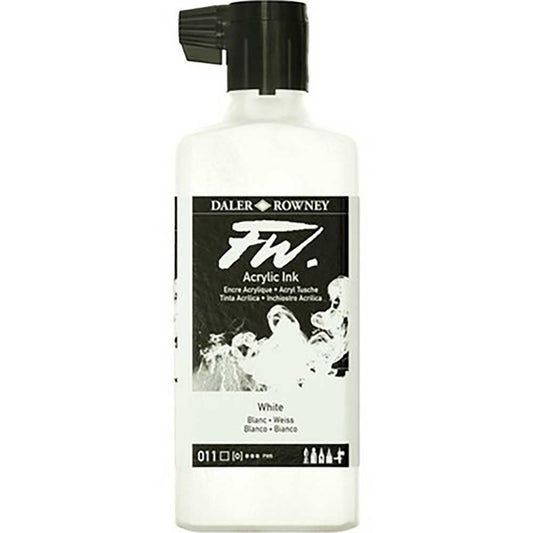Daler Rowney FW Acrylic Artist Ink 180ml White 011