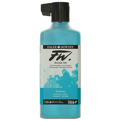 Daler Rowney FW Acrylic Artist Ink 180ml Turquoise 145