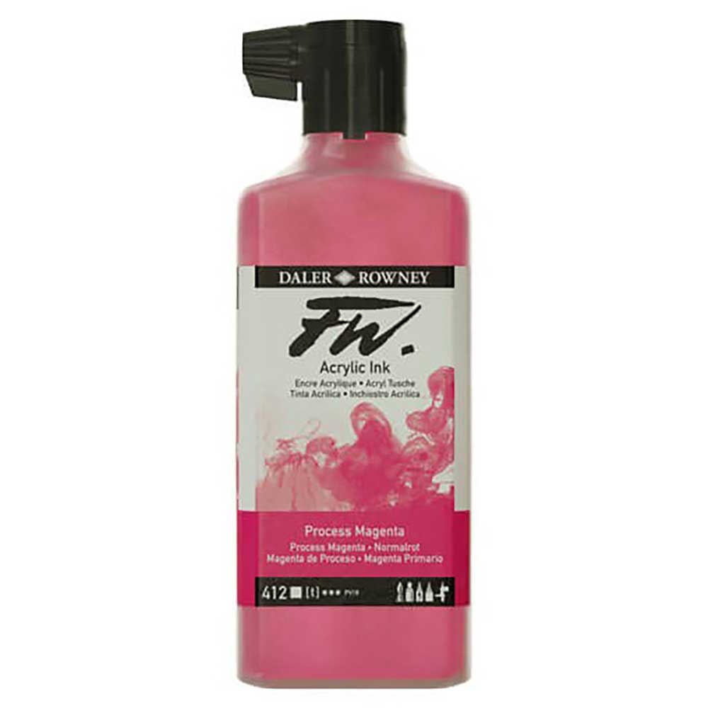 Daler Rowney FW Acrylic Artist Ink 180ml Process Magenta 412