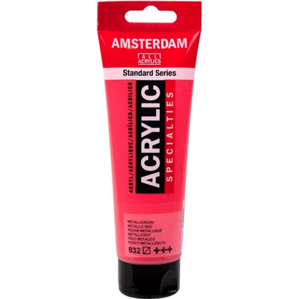 Amsterdam Acrylic 120ml Metallic Red 832