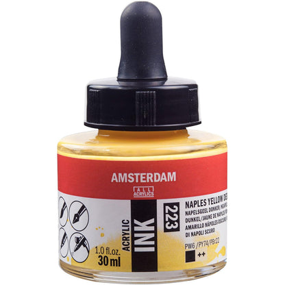 Amsterdam Acrylic Ink 30ml Naples Yellow Deep 223