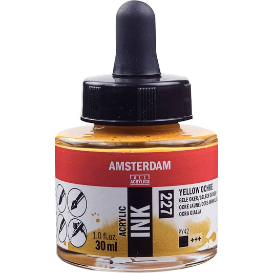 Amsterdam Acrylic Ink 30ml Yellow Ochre 227