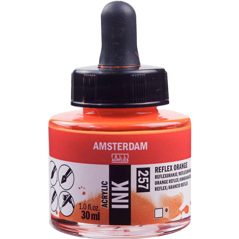 Amsterdam Acrylic Ink 30ml Reflex Orange 257
