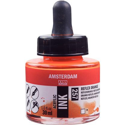 Amsterdam Acrylic Ink 30ml Reflex Orange 257