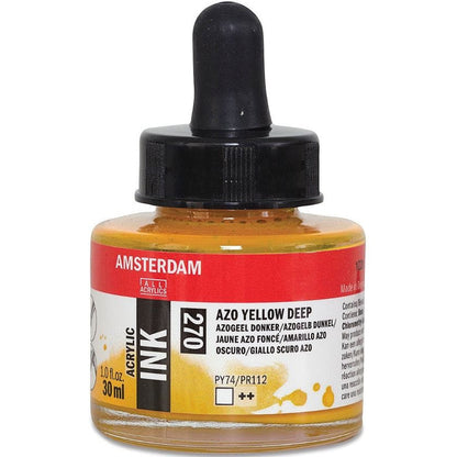 Amsterdam Acrylic Ink 30ml Azo Yellow Deep 270