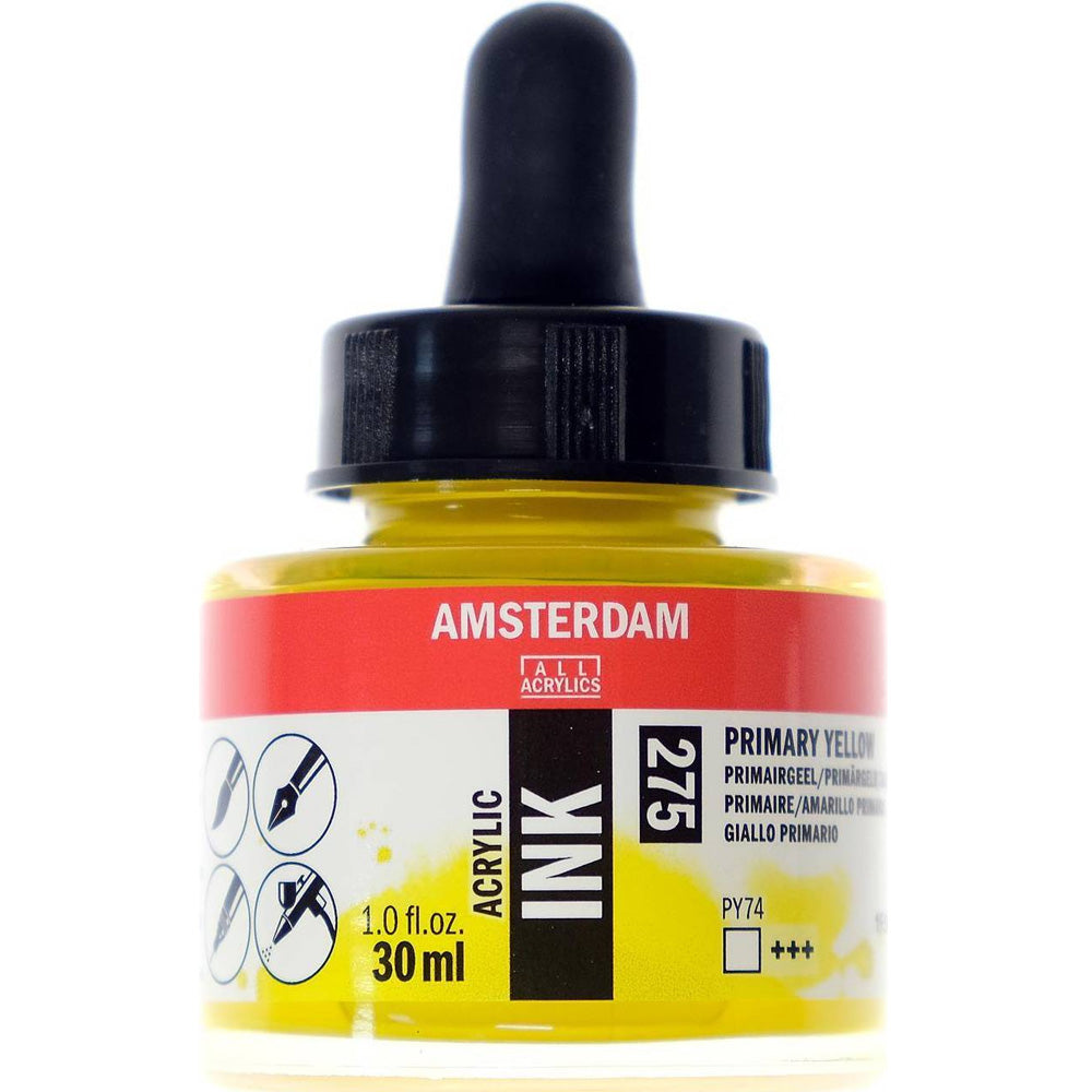 Amsterdam Acrylic Ink 30ml Primary Yellow275