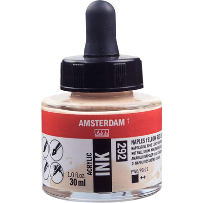 Amsterdam Acrylic Ink 30ml Naples Yellow Red Light 292