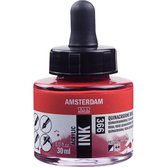 Amsterdam Acrylic Ink 30ml Quinacridone Rose 366