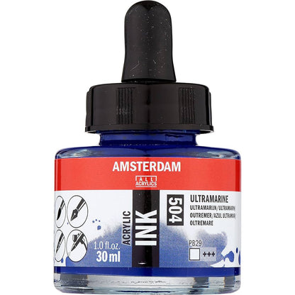 Amsterdam Acrylic Ink 30ml Ultramarine 504