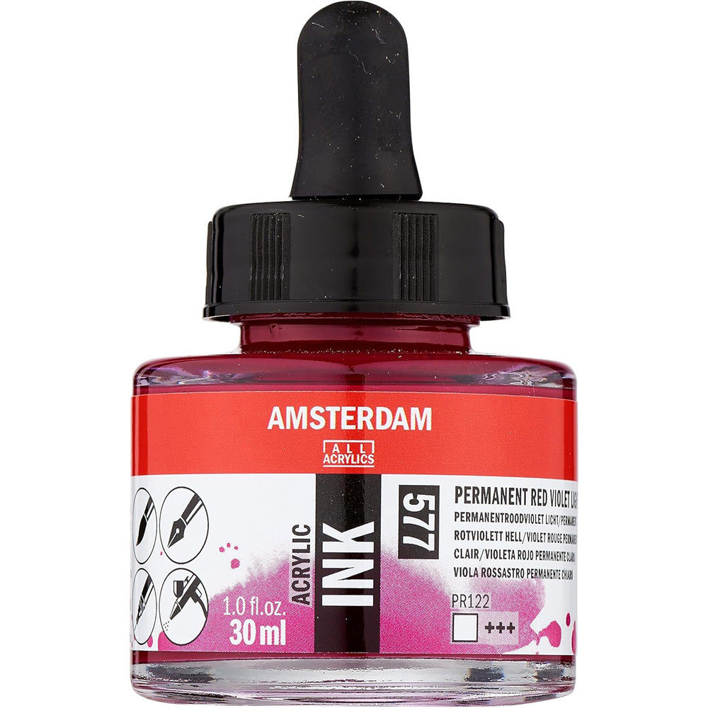 Amsterdam Acrylic Ink 30ml Permanent Red Violet Light 577