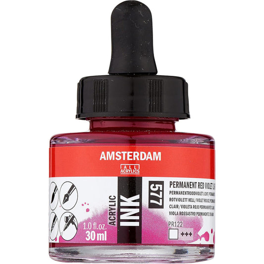 Amsterdam Acrylic Ink 30ml Permanent Red Violet Light 577